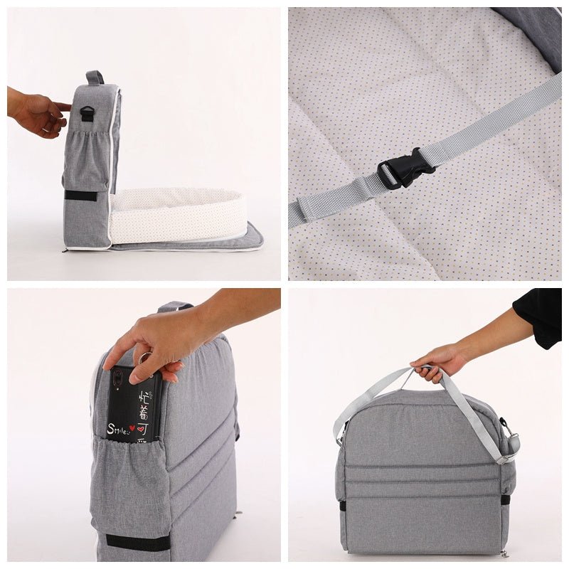 lit-voyage-bébé-polyvalence-accessoire-transport-bébé-parc-voyage-moustiquaire-contre-insecte-multifonctionnel-sac-portatif-dépliable-subtil-leger-compact-accessoires-parent