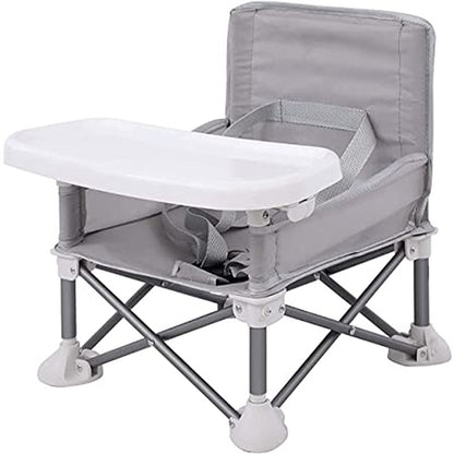 rehausseur-chaise-bebe-grise-chaise-pliante-plage-camping-voyage-sortie-avec-les-enfants-joie-de-bébé