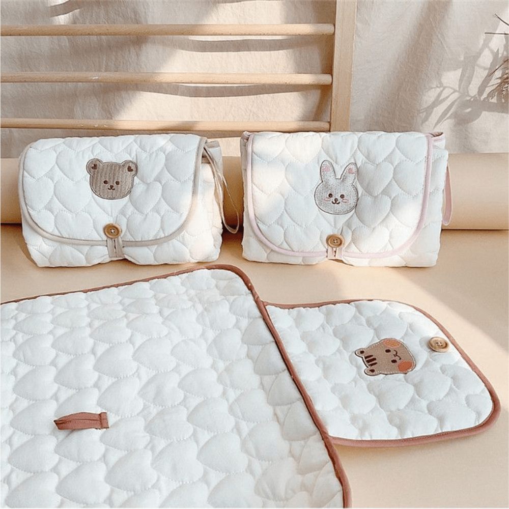 Matelas-a-langer-ourson-lapin-ecureuil-hygienique-polyvalent-doux-portatif-sortie-exterieures-parent-nourrisson-accessoire-voyage-transport-bebe-joie-de-bébé