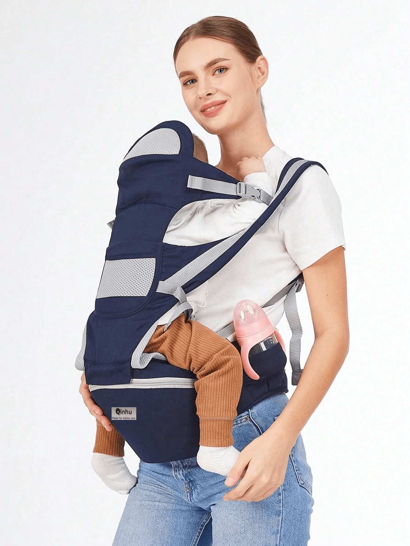 PORTE BÉBÉ - ERGOPLUS™ - BLEU FONCÉ