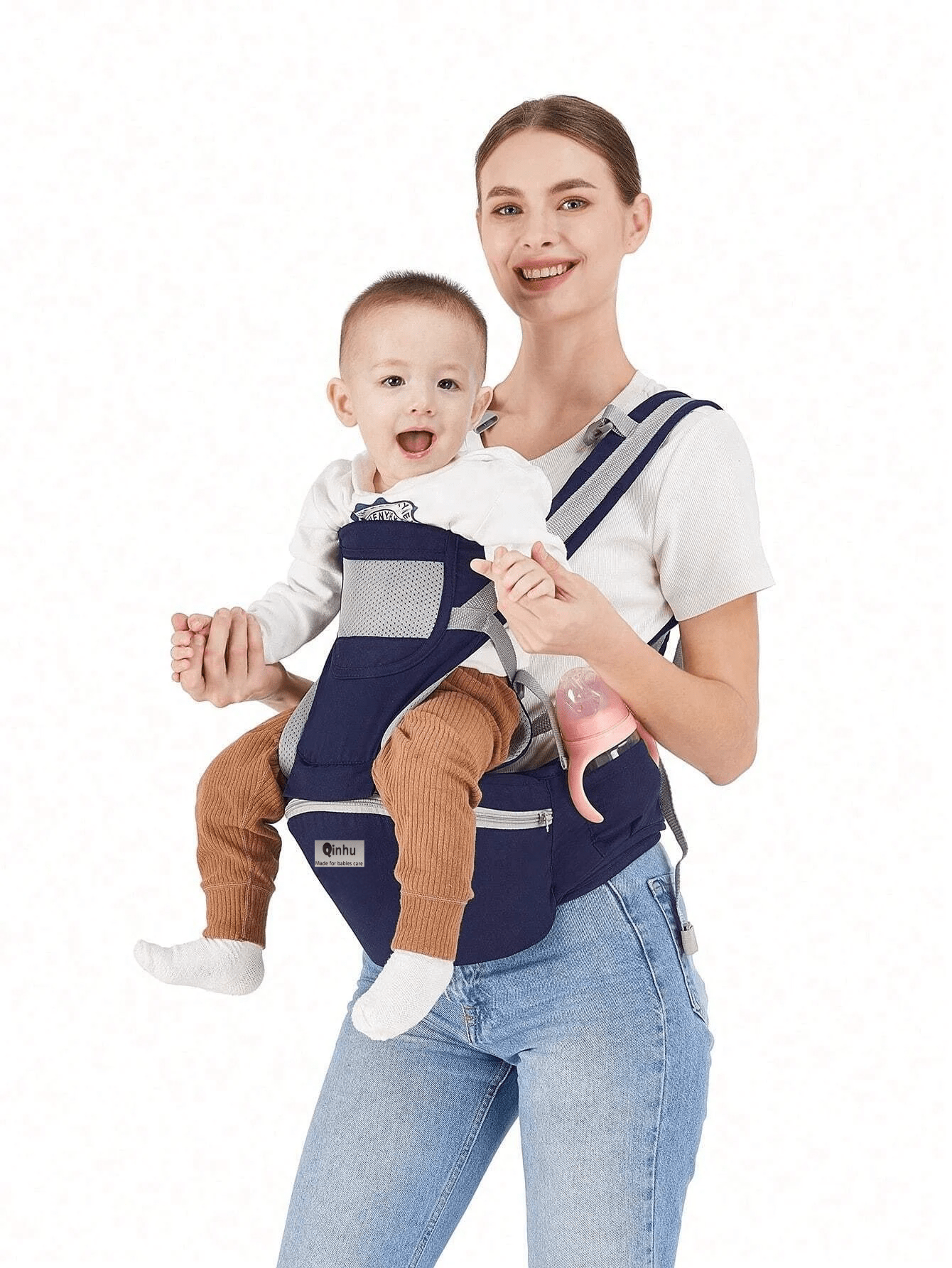 PORTE BÉBÉ - ERGOPLUS™ - BLEU FONCÉ