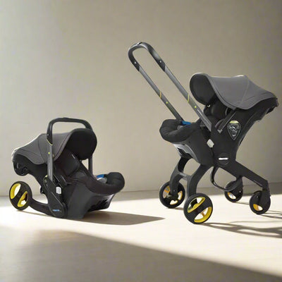 Poussette-3-en-1-noir-flexi-pliable-retractable-siege-auto-mulitfonction