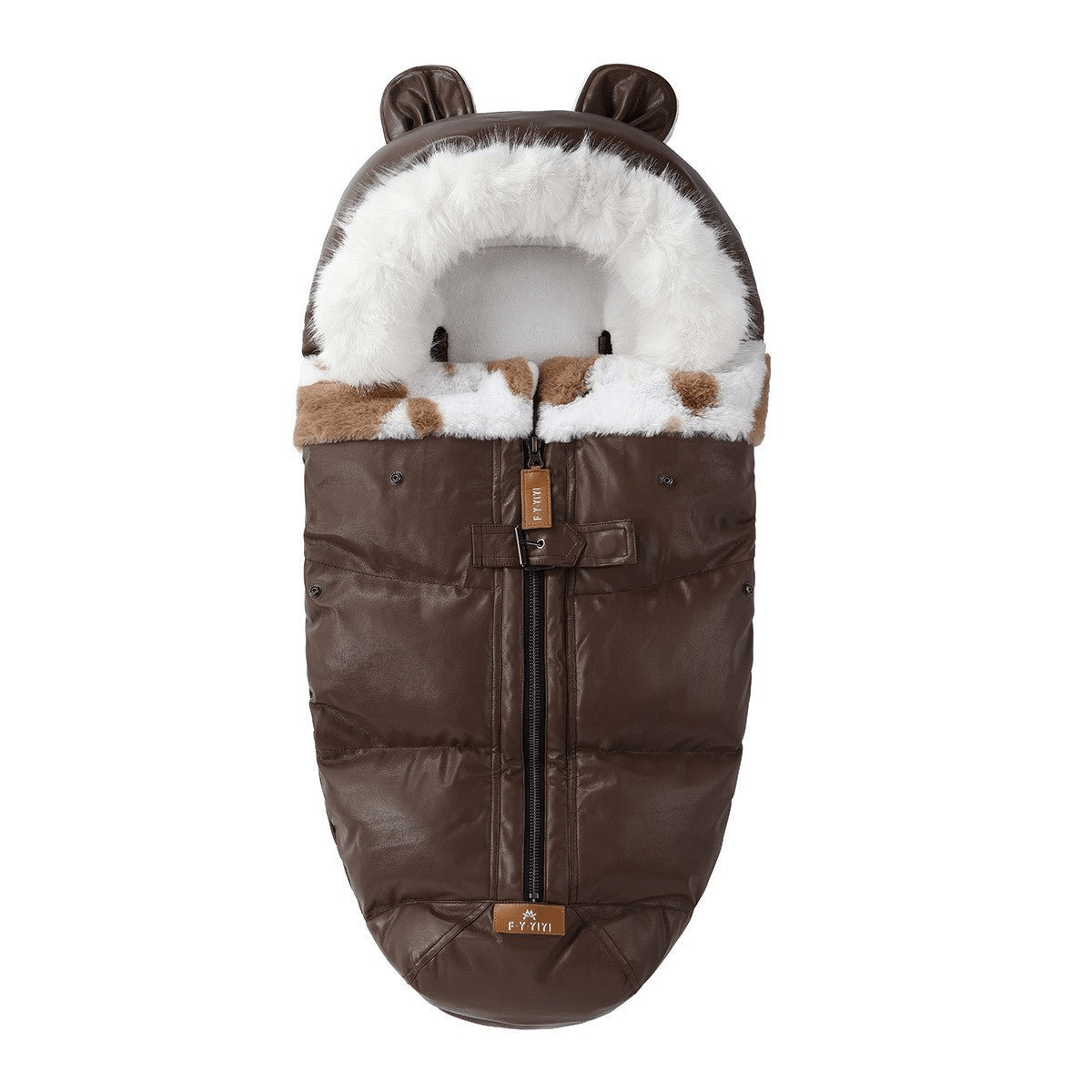 chanceliere-bebe-brun-noisette-joie-de-bébé-adorable-haute-qualité-accessoire-sorties-balades-bébé