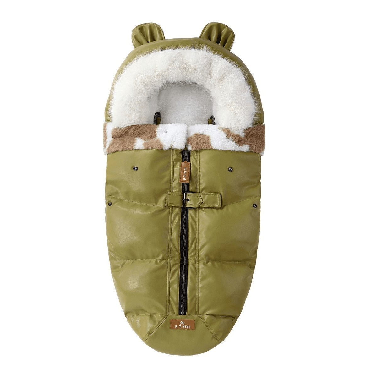 chanceliere-bebe-couleur-pistache-sac-de-couchage-poussette-siege-auto-garder-bébé-au-chaud
