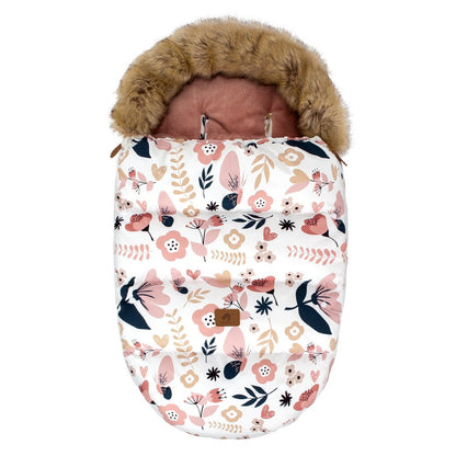 chanceliere-bebe-poussette-promenade-hiver-multifonctionnel-design-moderne-fleural-fleurit-avec-fleur