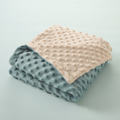 couverture-bébé-verte-berceuse-doudou-maison-douceur-balade-poussette-joie-de-bébé