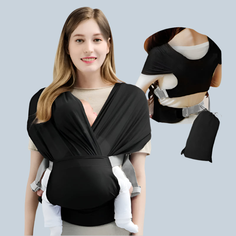 echarpe-porte-bebe-noir-sling-bebe-support-superieur-must-have-posture-droite-joie-de-bébé