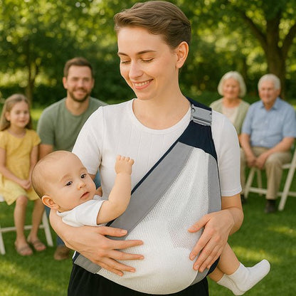 echarpe-porte-bebe-bébé-porte-en-echarpe-sortie-exterieur-durable-nappe-flexible-respirante