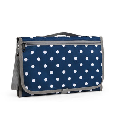 matelas-a-langer-motif-pois-portable-accessoire-voyage-bébé-joie-de-bébé