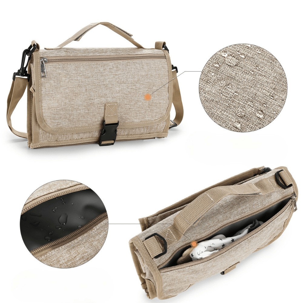 matelas-a-langer-kaki-portable-subtil-pratique-impermeable-poche-separatrice-humide-sec-must-have-sorties-avec-bébé