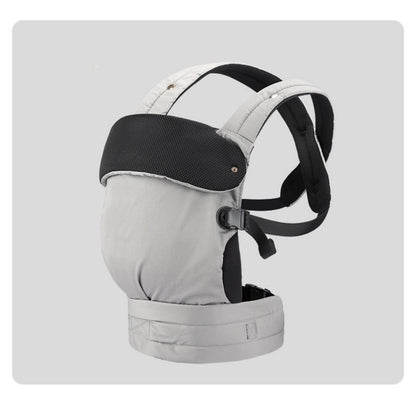 porte-bebe-gris-balade-sortie-voyage-parc-avec-bébé-famille