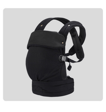 porte-bebe-noir-cute-adorable-bon-support-balade-sortie-avec-bébé