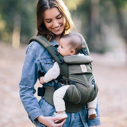 porte-bebe-vert-matelas-a-langer-inclus-profitez-sorties-exterieur-avec-bébé