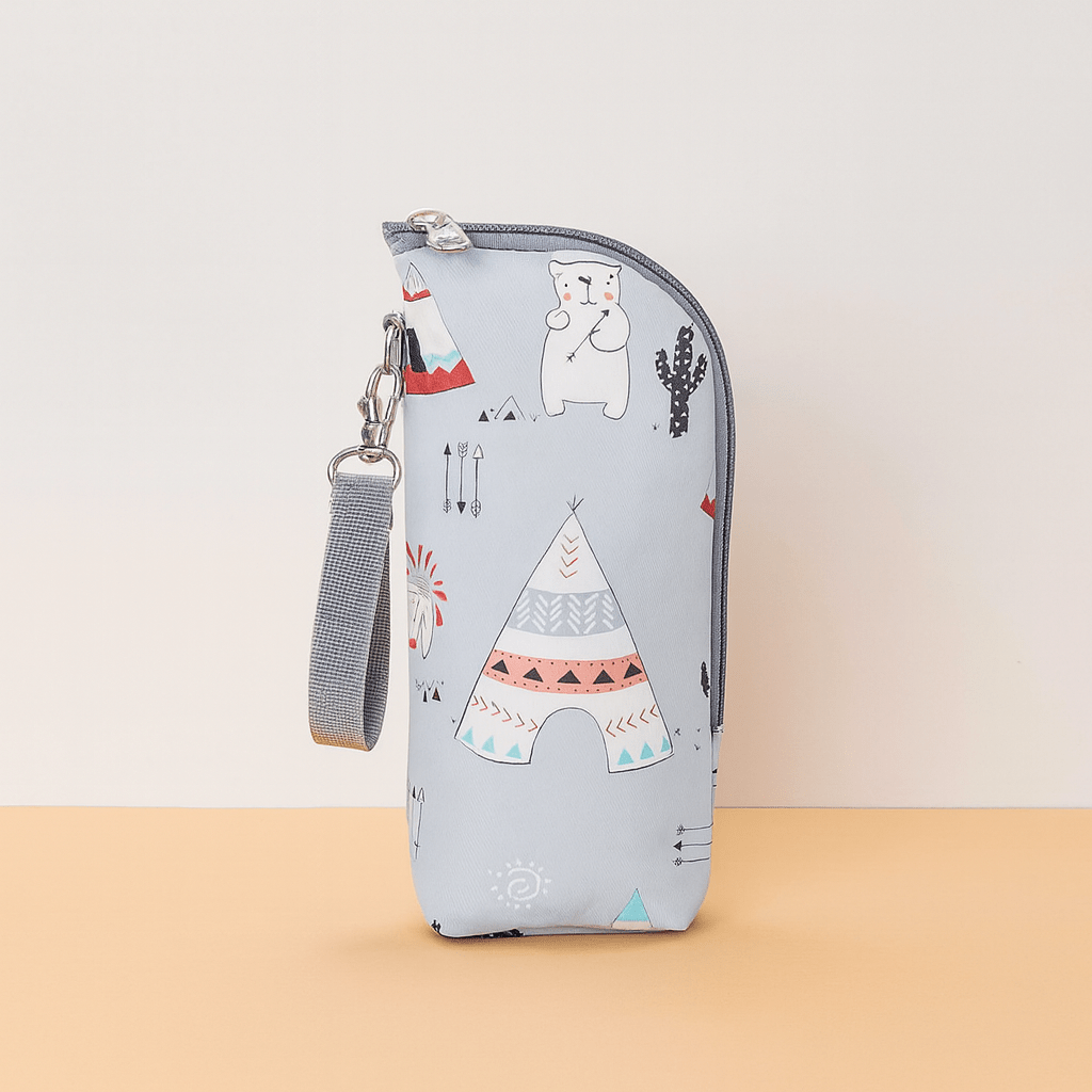 porte-biberon-bebe-sangle-attache-poussette-motif-tipi