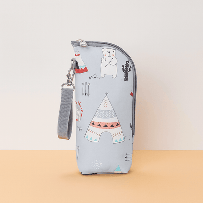 porte-biberon-bebe-sangle-attache-poussette-motif-tipi