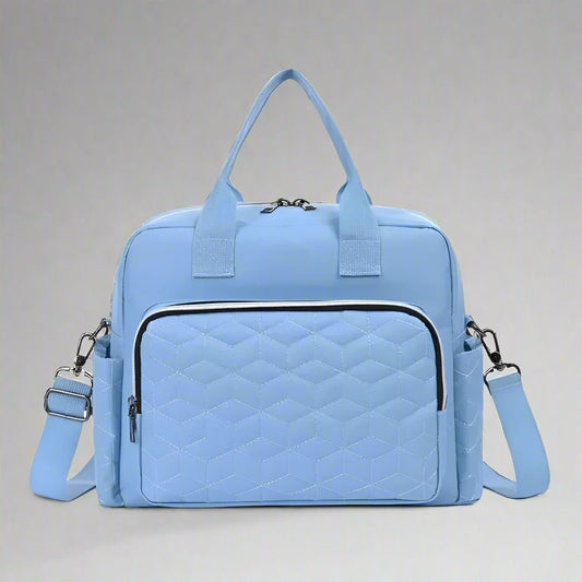 sac-a-langer-bandouliere-sac-a-main-maman-effets-personnels-bébé-joie-de-bébé-bleu-ciel