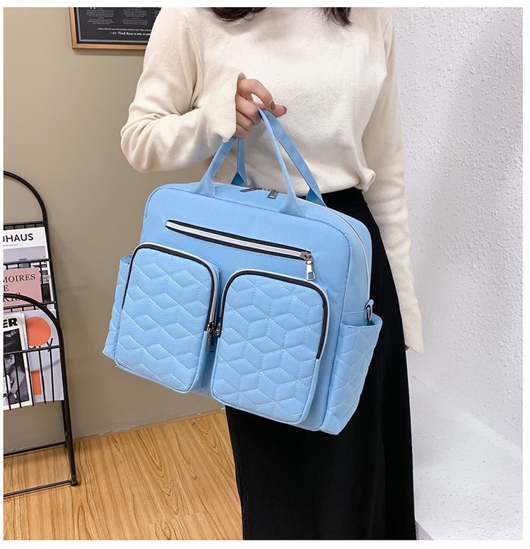 sac-a-langer-multifonction-pour-bébé-espace-genereuse-grandeur-un-seul-sac-suffit-effets-personnels-parc-voyage-sport-activité-journalière-avec-bébé-grandeur-espace-genereuse-accessoire-voyage-sac-a-dos-bebe-bleu-ciel