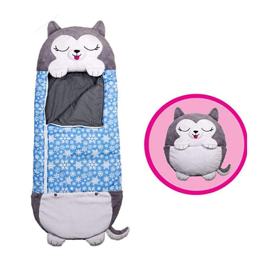 sac-couchage-enfant-bande-dessine-chat-super-héro-des-petits-sommeil-reparateur-sortie-exterieur-enfant