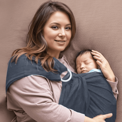 Echarpe de portage -confort-bebe-posture-dos-maman