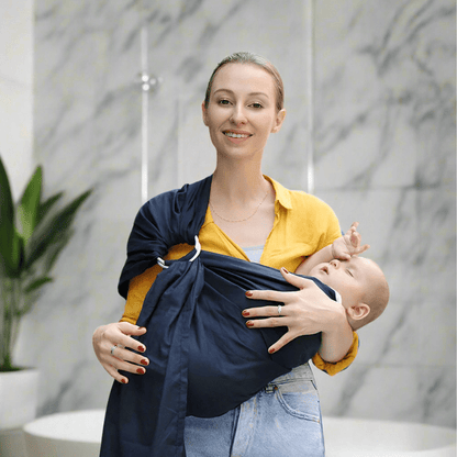 echarpe-de-portage-grise-style-soutien-optimal-bonne-epaulement-repartition-poids-egale-sling-baby-grey-must-have-baby